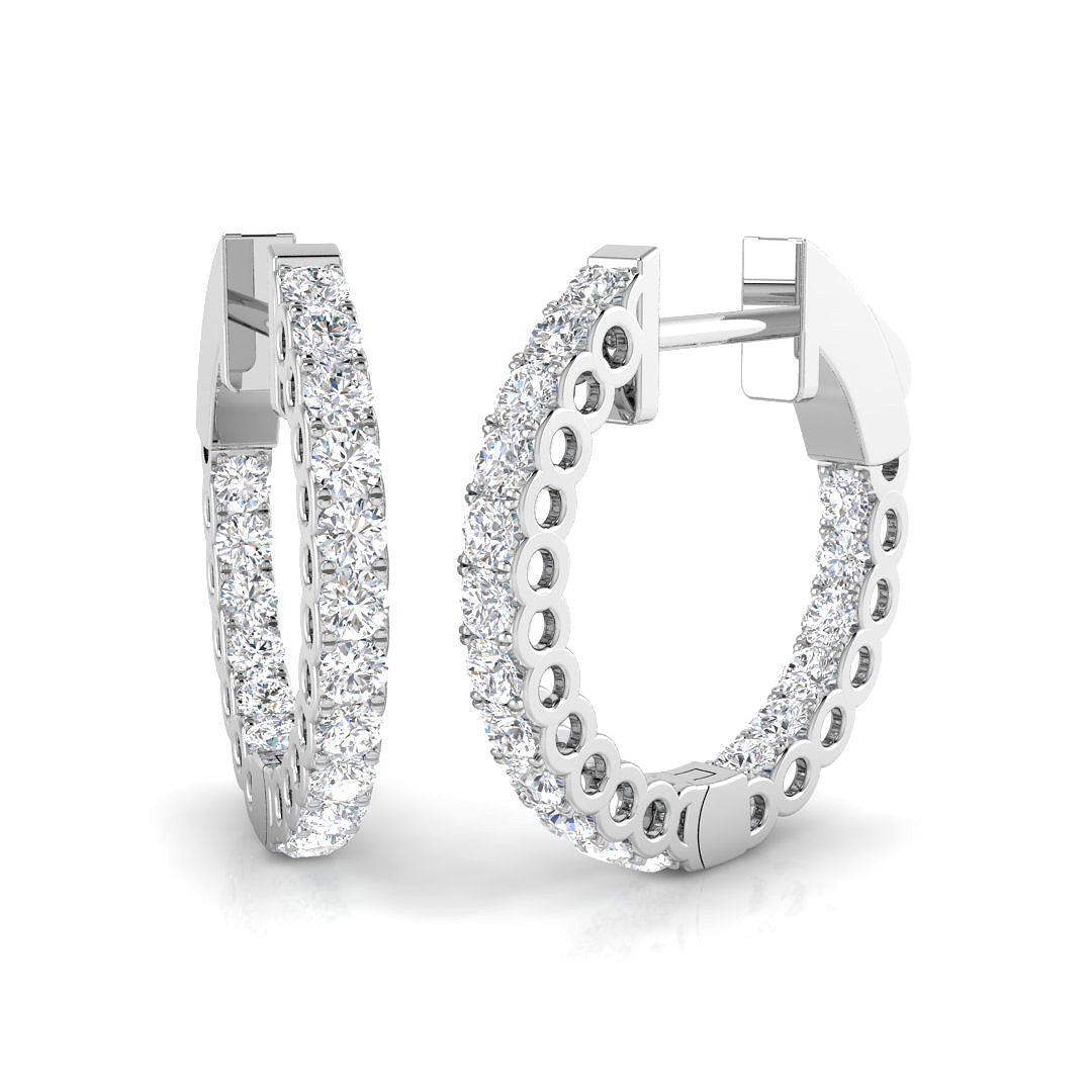 SE5810 — Earrings - 9k White Gold
