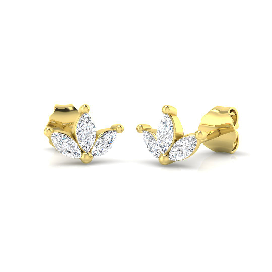 SE5823 — Earrings - 9 KT Yellow Gold