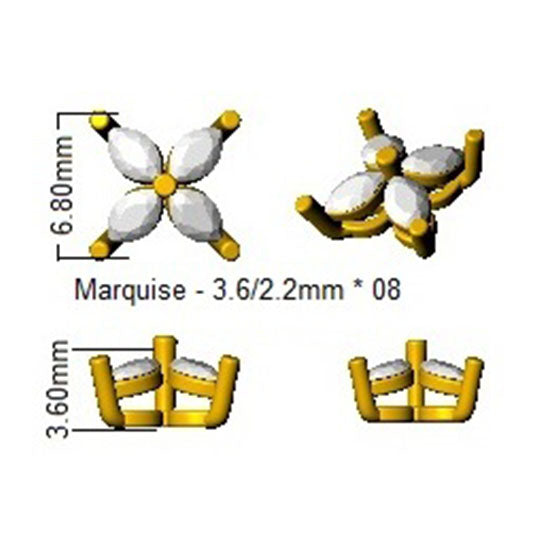 SE5835 — Earrings - 9k Yellow Gold detail