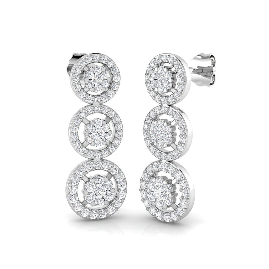 SE5837 — Earrings - 9k White Gold