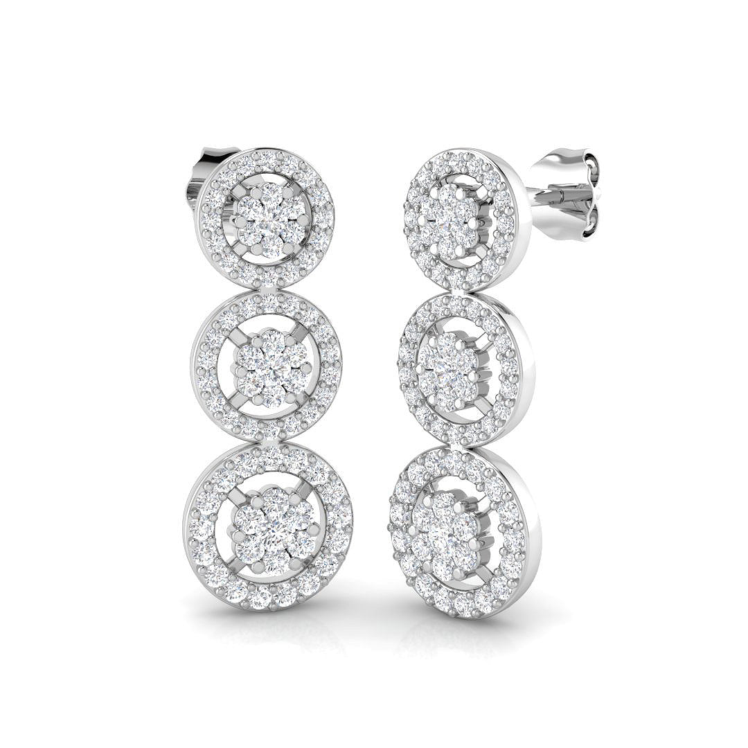 SE5837 — Earrings - 9k White Gold