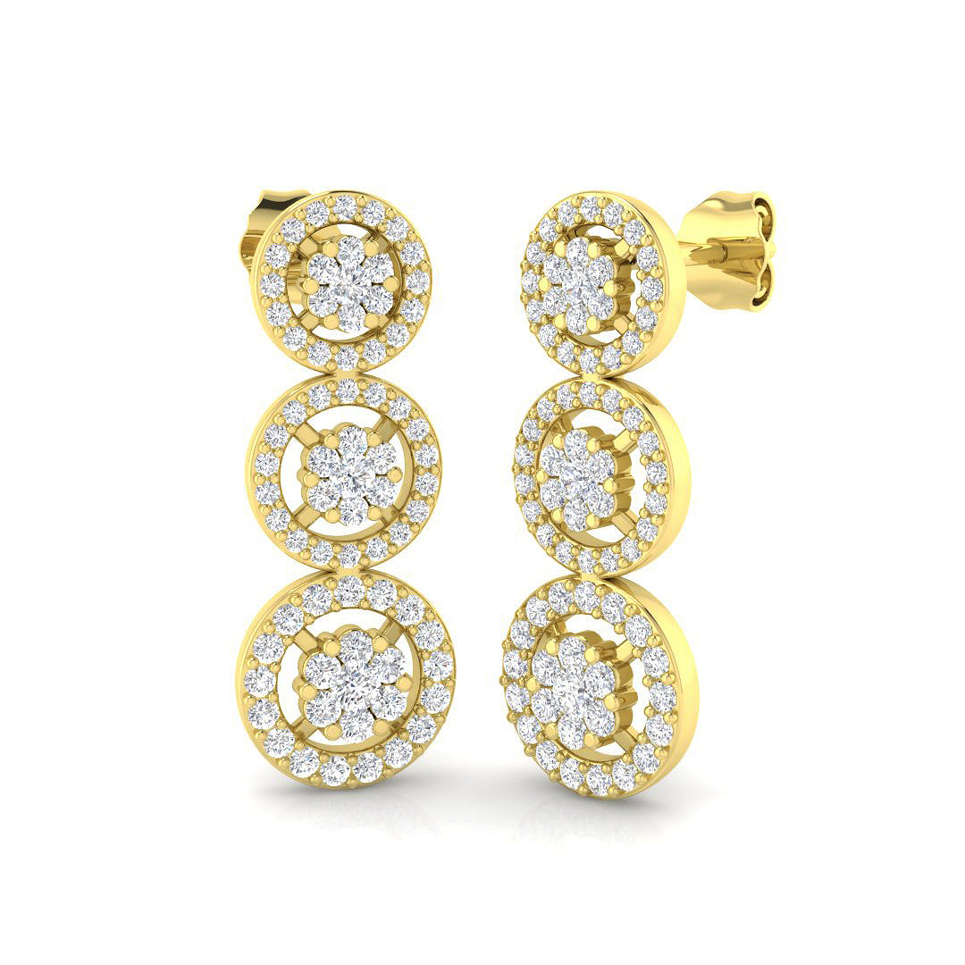 SE5837 — Earrings - 9k Yellow Gold