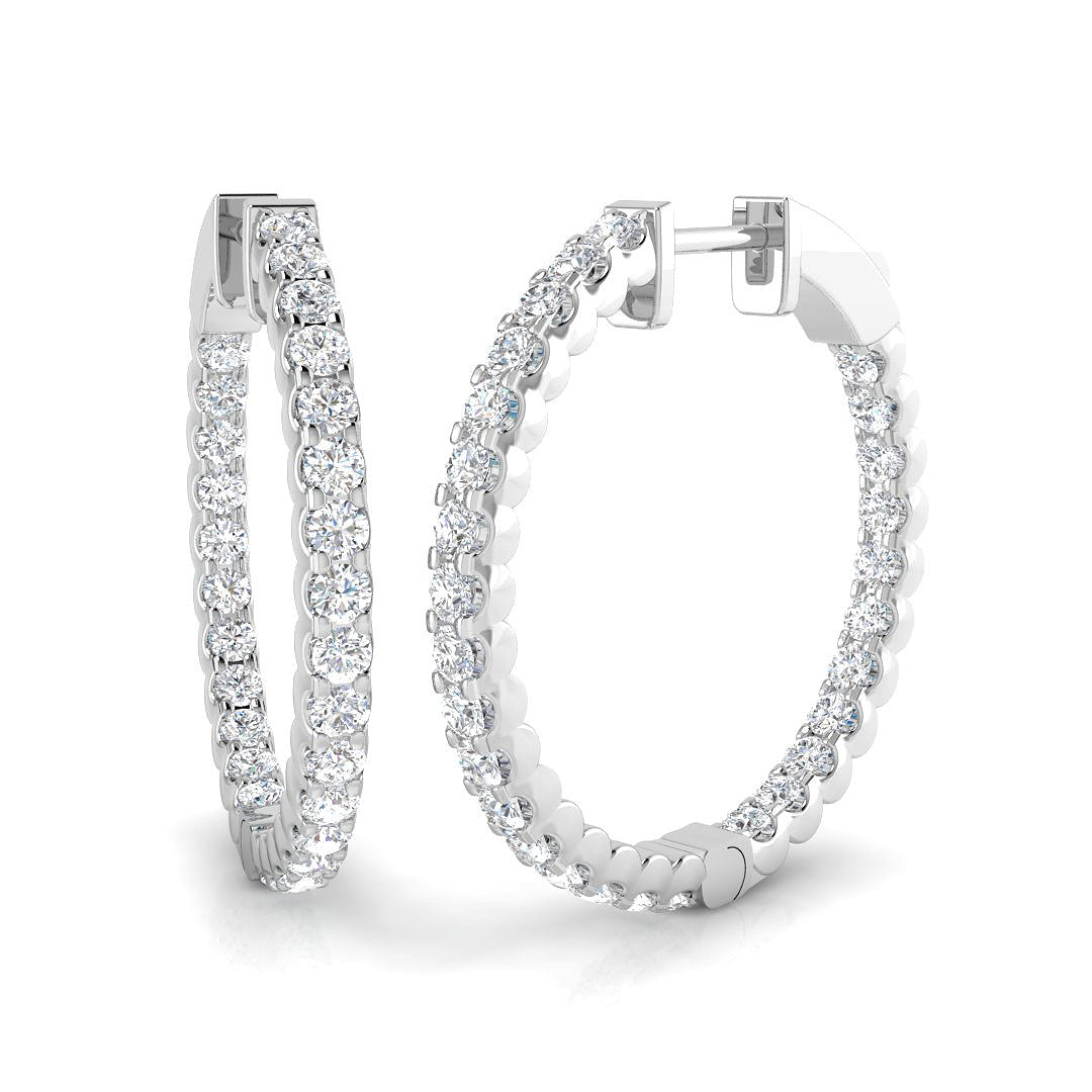 SE5843 — Earrings - 9k White Gold