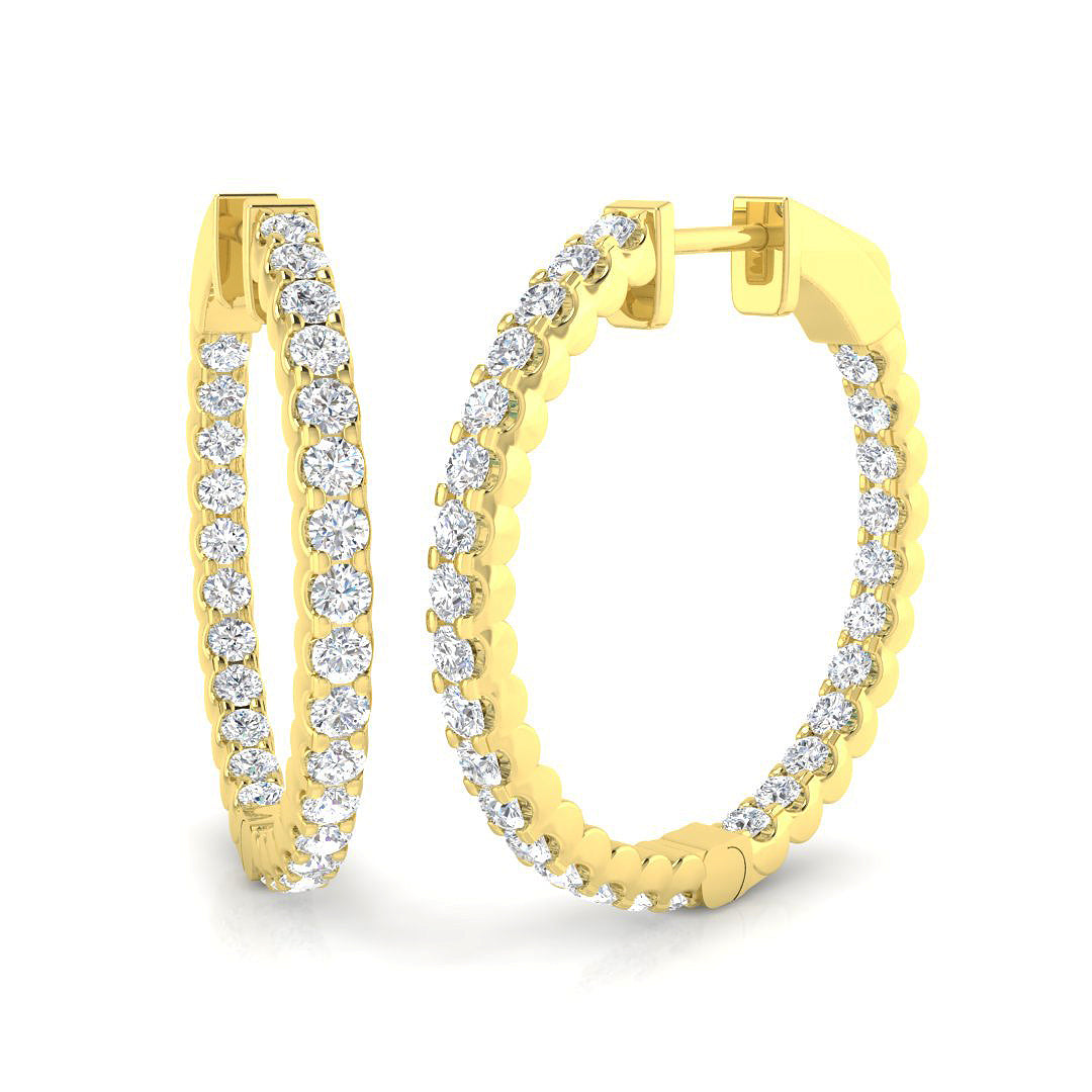 SE5843 — Earrings - 9k Yellow Gold