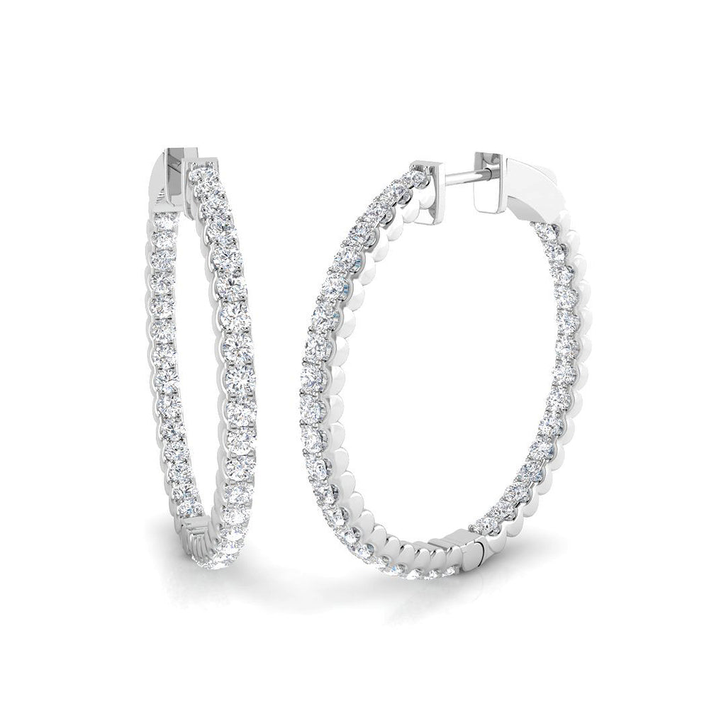 SE5844 — Earrings - 9k White Gold