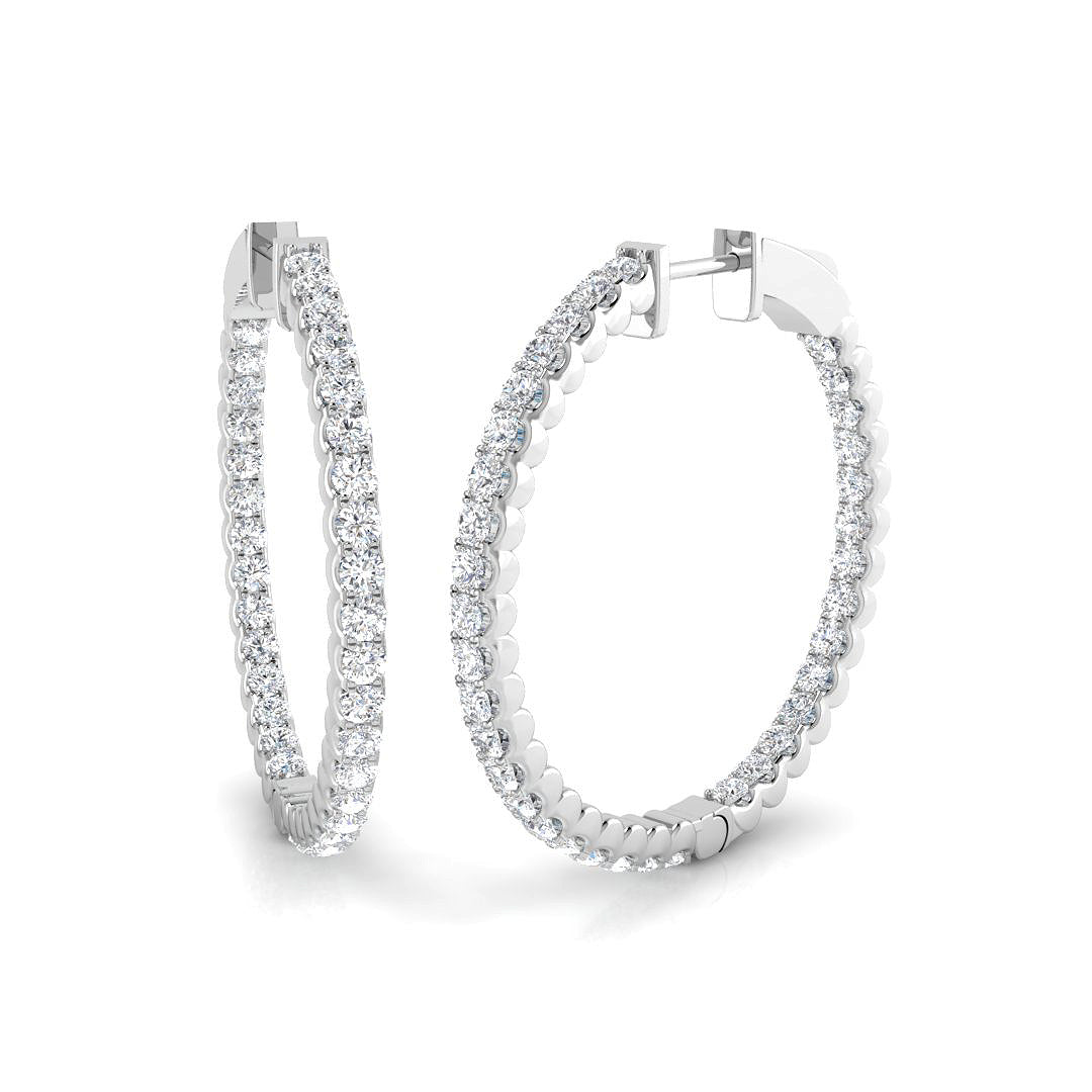 SE5844 — Earrings - 9k White Gold