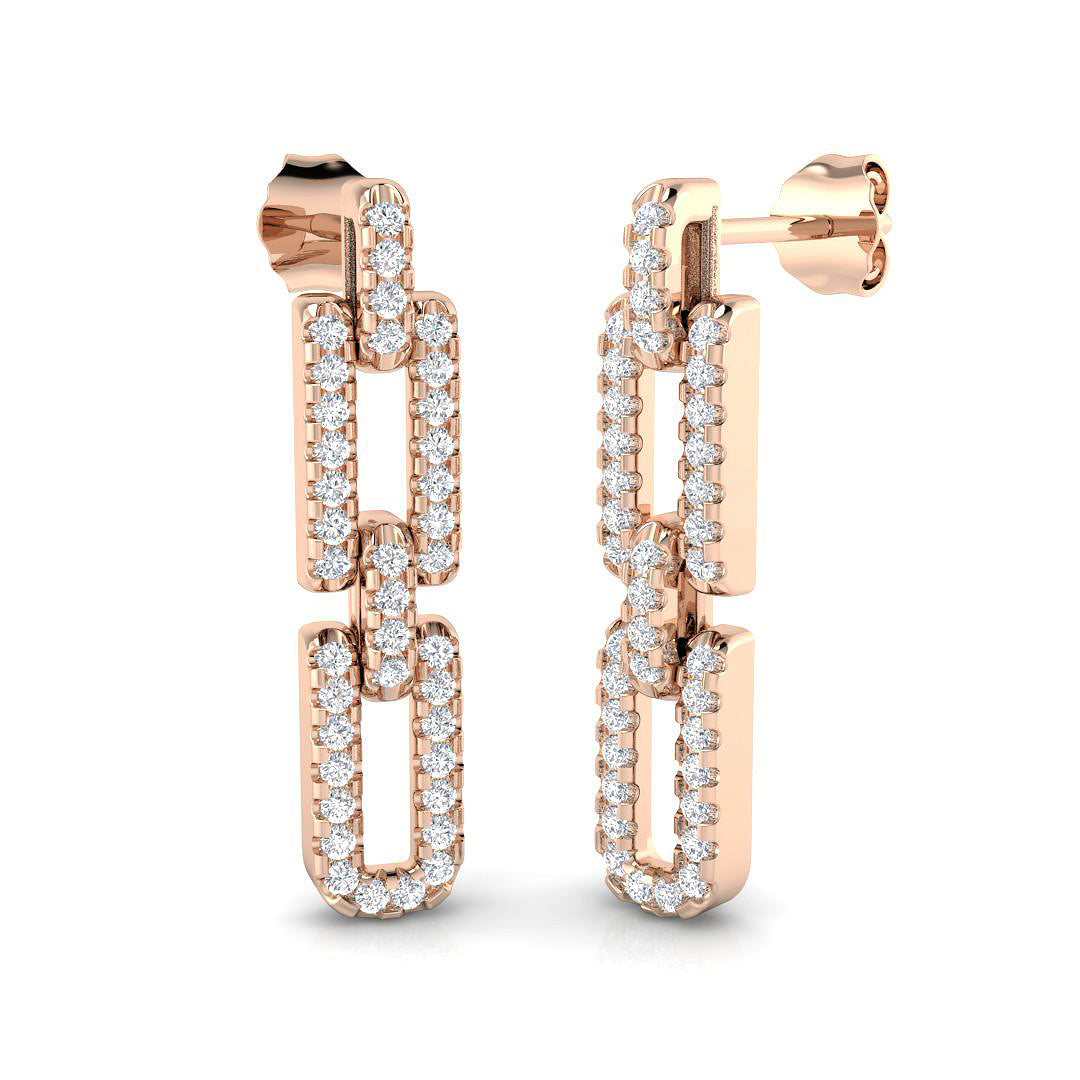 SE5854 — Earrings - 9k Rose Gold
