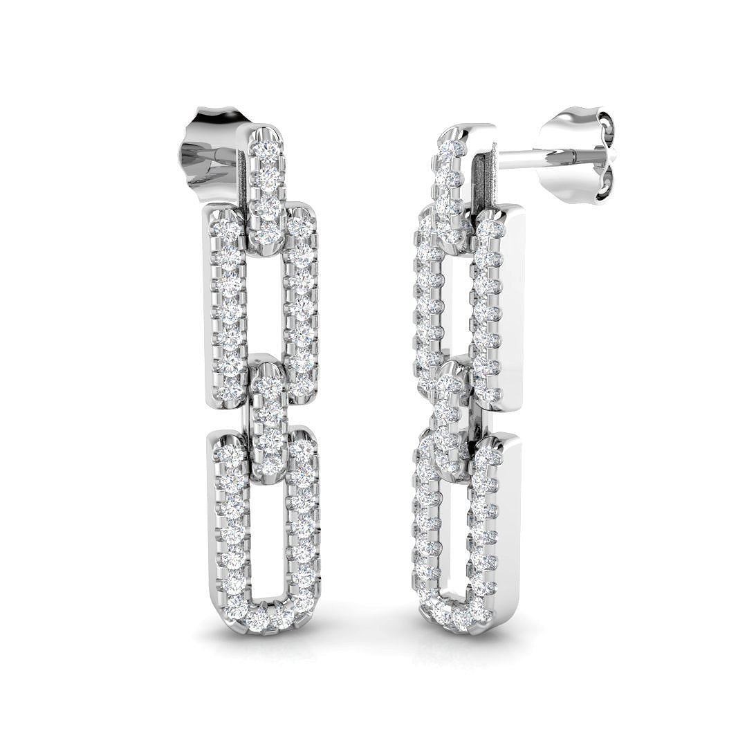 SE5854 — Earrings - 9k White Gold