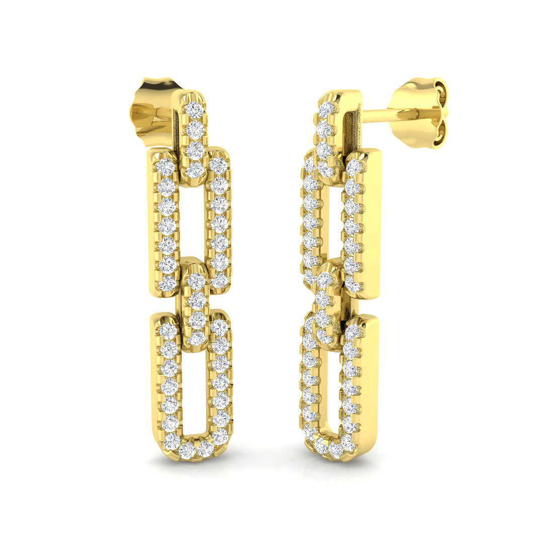SE5854 — Earrings - 9k Yellow Gold