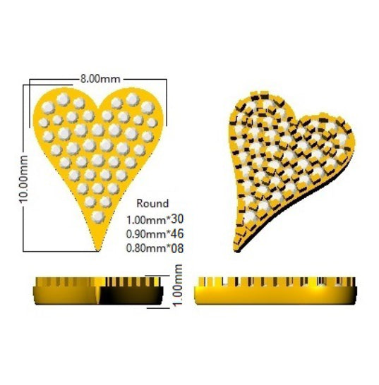 SE5880 — Earrings - 9k Yellow Gold detail