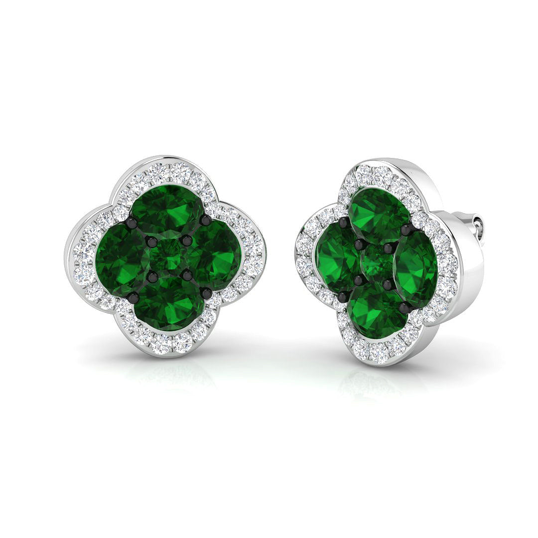 SE5884 — Earrings - 9k White Gold