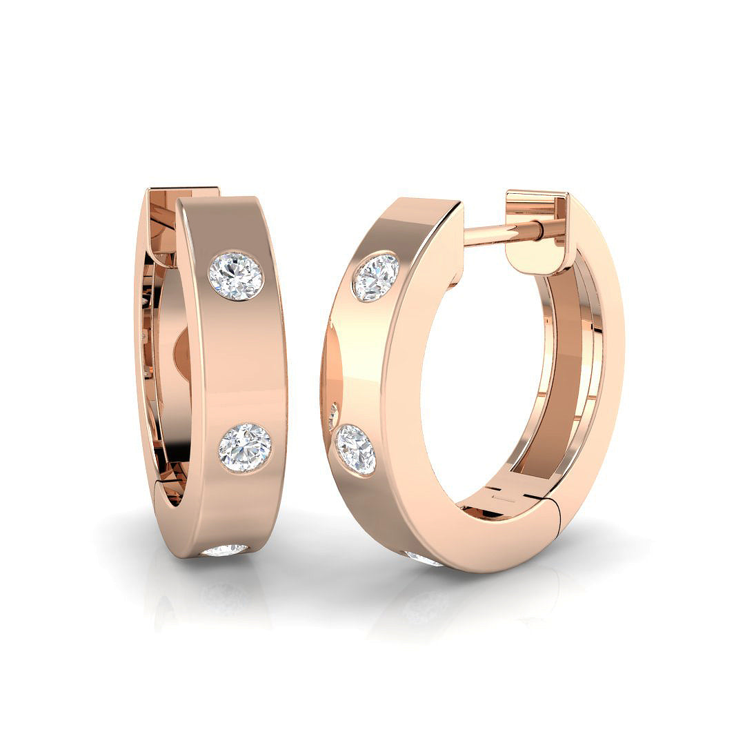 SE5889 — Earrings - 9k Rose Gold