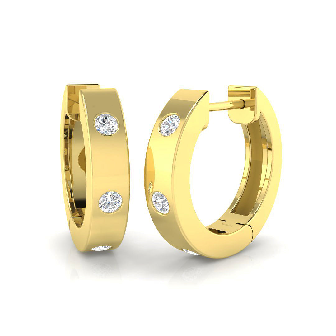 SE5889 — Earrings - 9k Yellow Gold