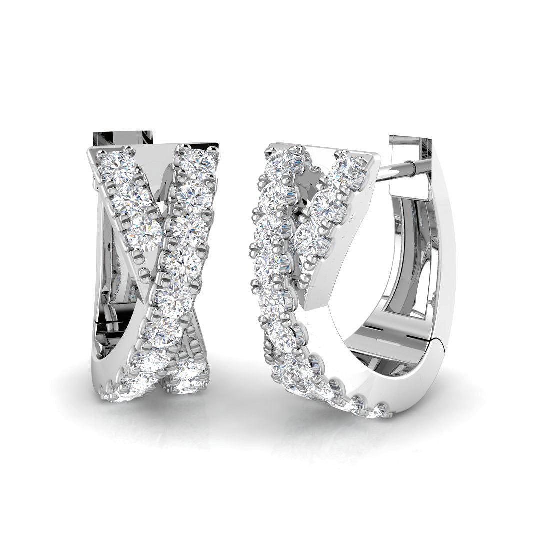 SE5890 — Earrings - 9k White Gold
