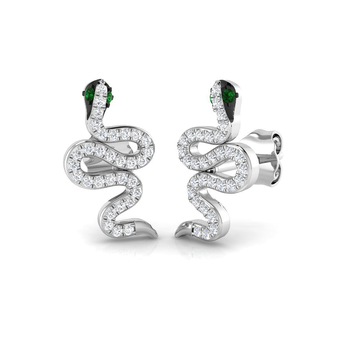SE5892 — Earrings - 9k White Gold
