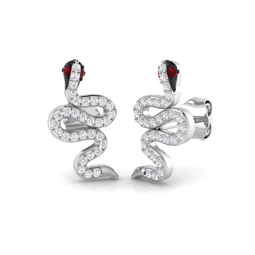 SE5892 — Earrings - 9k White Gold