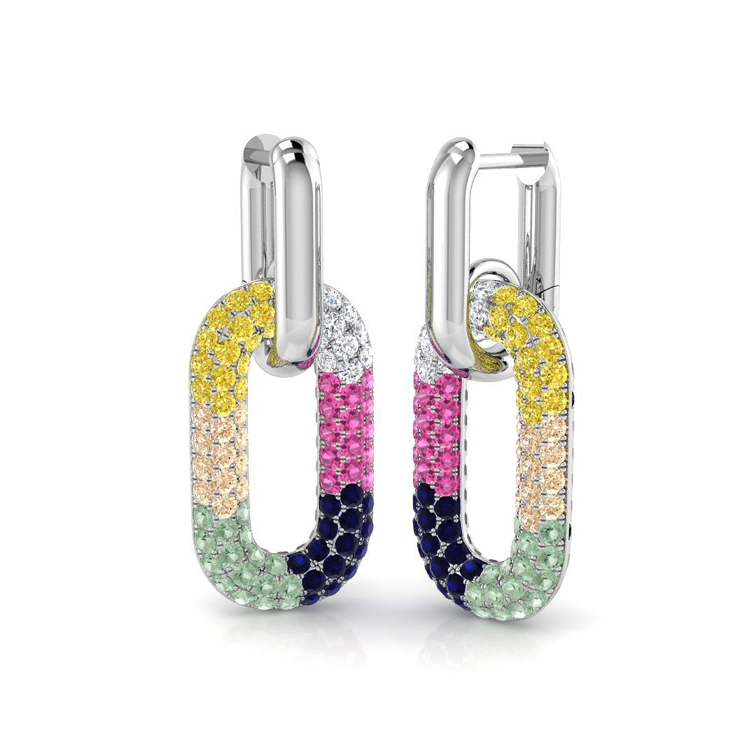 SE5894 — Earrings - 9k White Gold