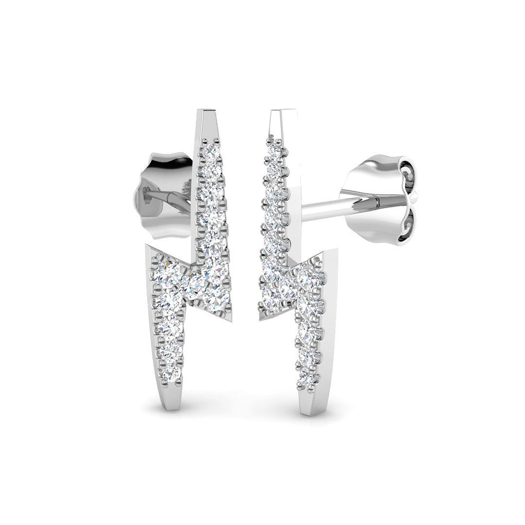SE5899 — Earrings - 9 KT White Gold