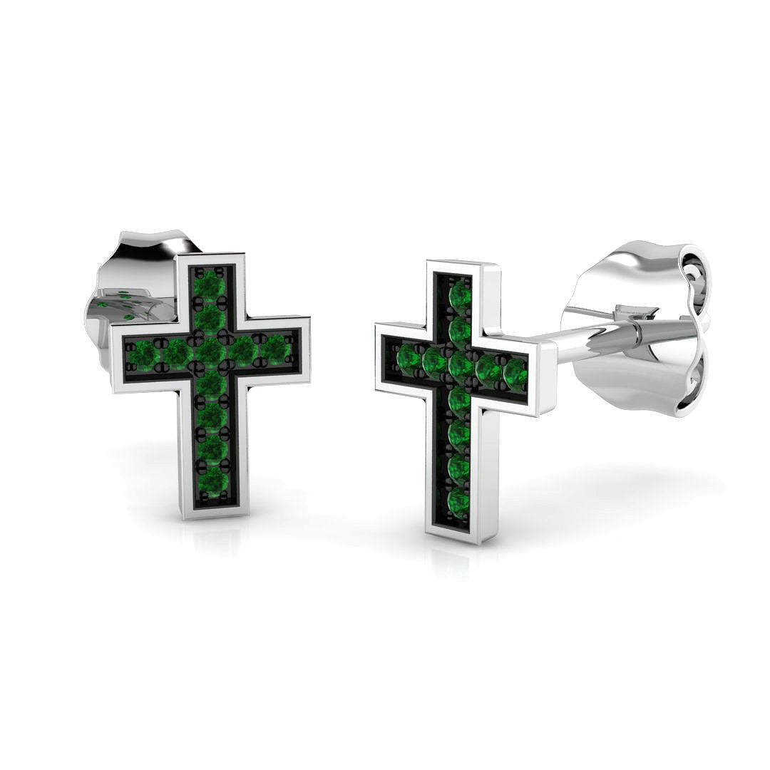 SE5900A — Earrings - 9k White Gold