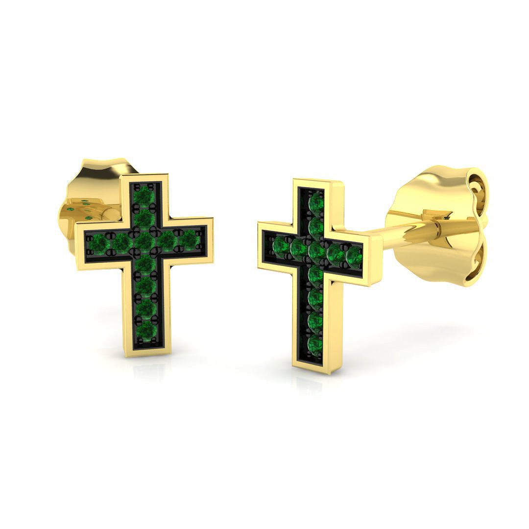 SE5900A — Earrings - 9k Yellow Gold