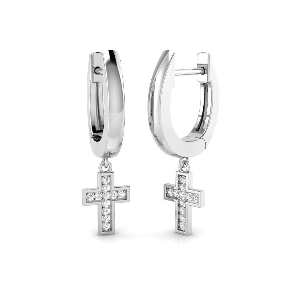SE5900 — Earrings - 9k White Gold