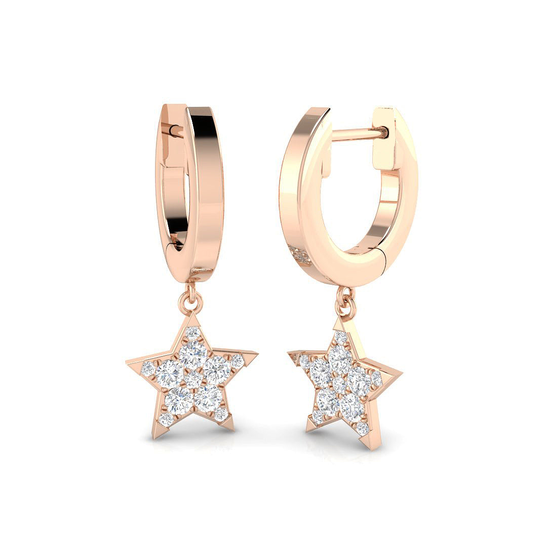 SE5907 — Earrings - 9k Rose Gold