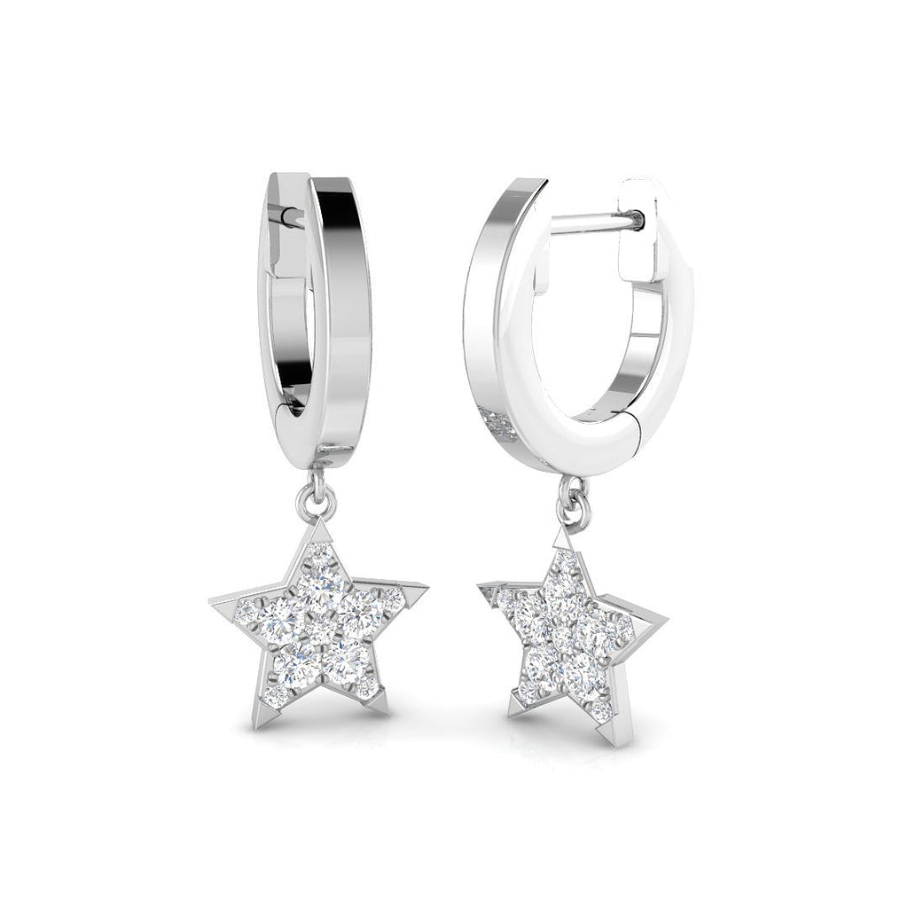 SE5907 — Earrings - 9k White Gold
