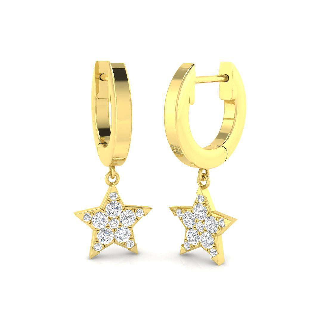 SE5907 — Earrings - 9k Yellow Gold