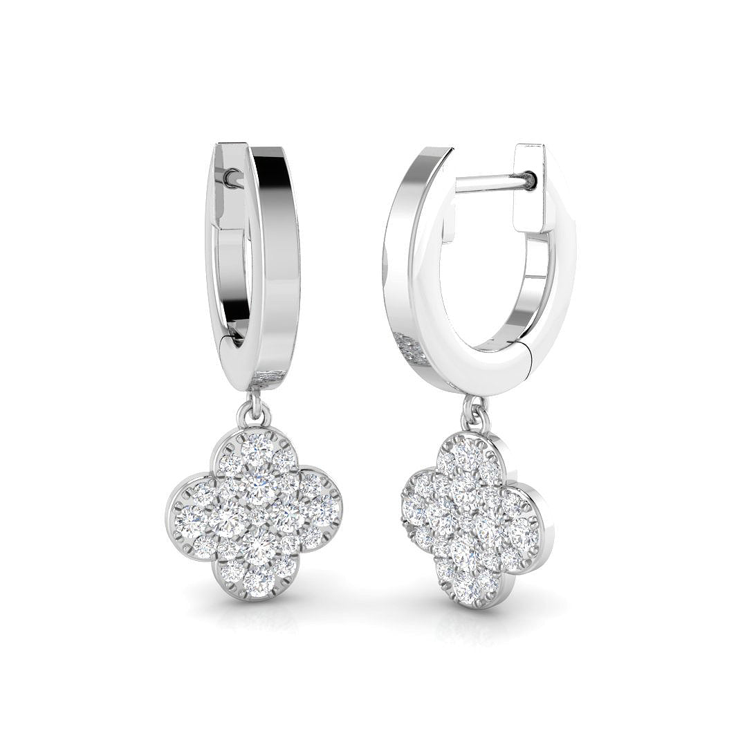 SE5909 — Earrings - 9k White Gold