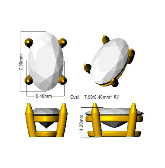 SE5910 — Earrings - 18k White Gold detail