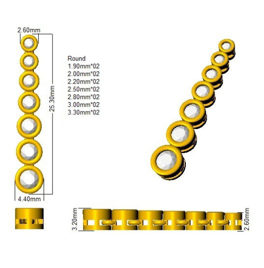 SE5925 — Earrings - 9k Yellow Gold detail