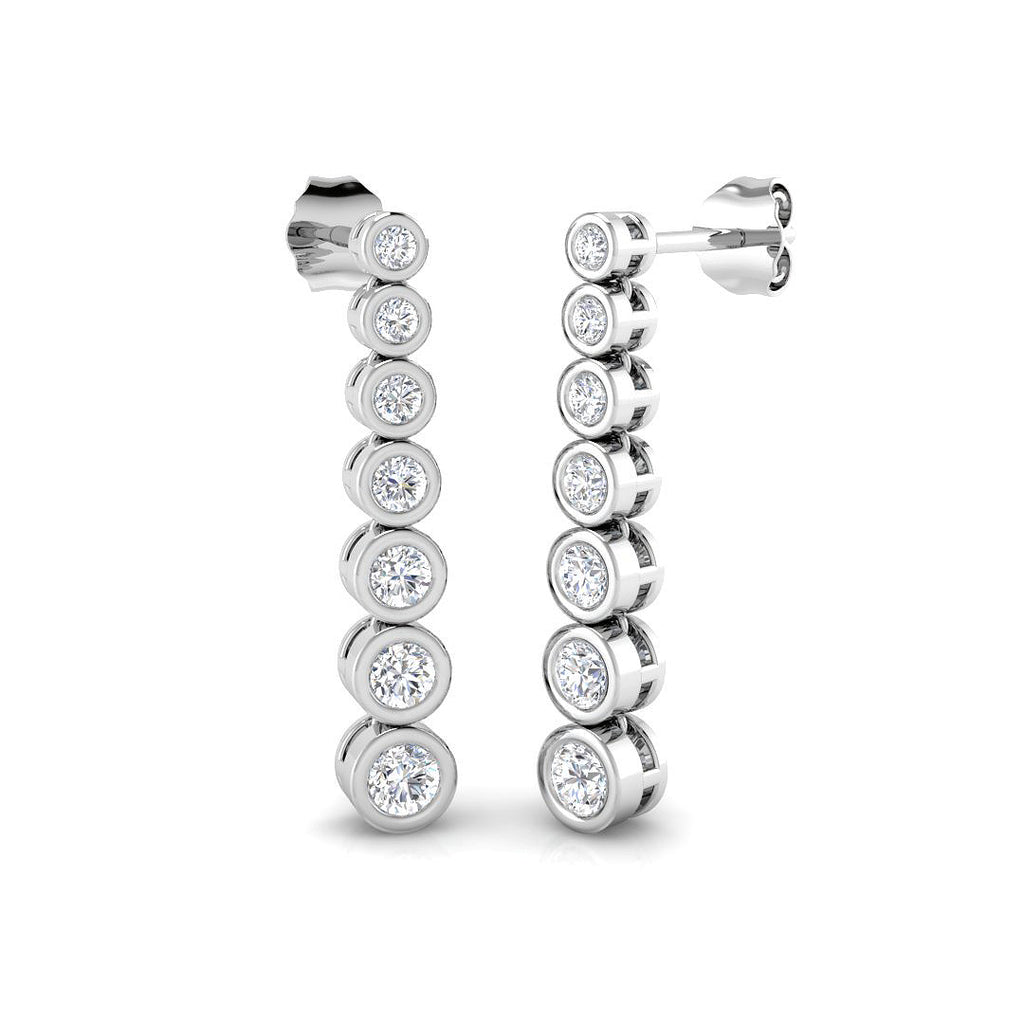 SE5925 — Earrings - 9k White Gold