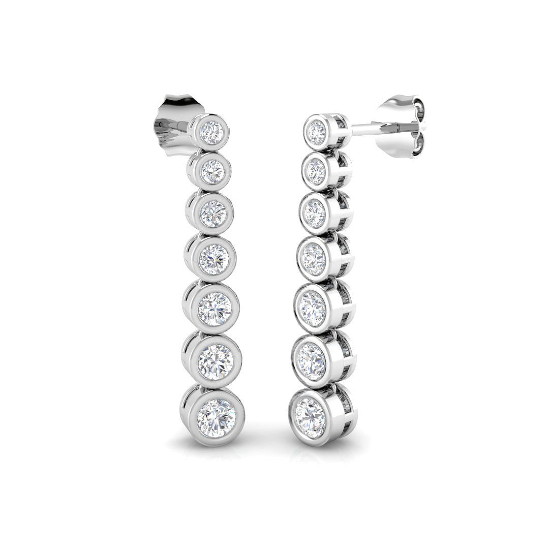 SE5925 — Earrings - 9k White Gold