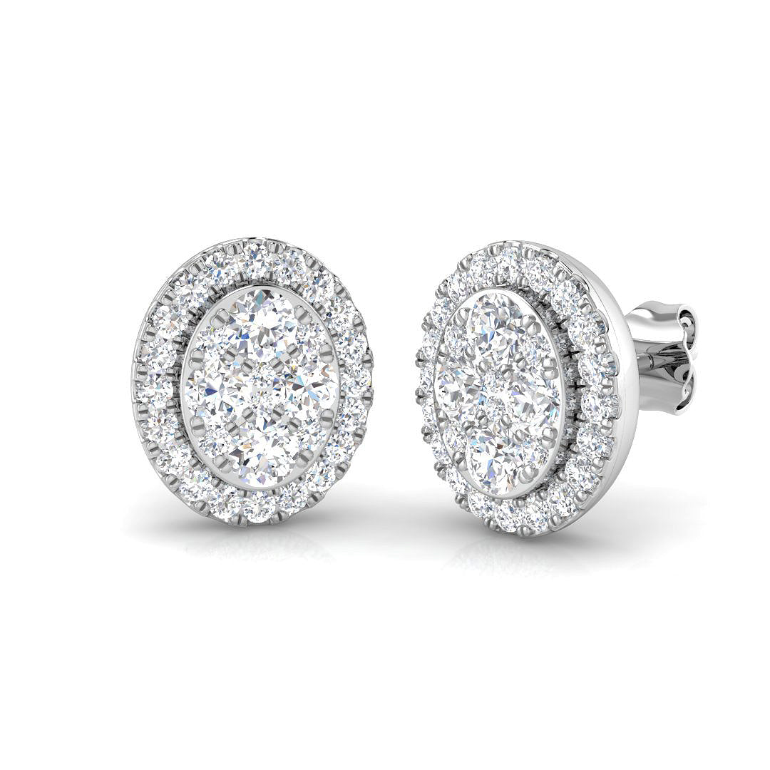 SE5936 — Earrings - 9k White Gold