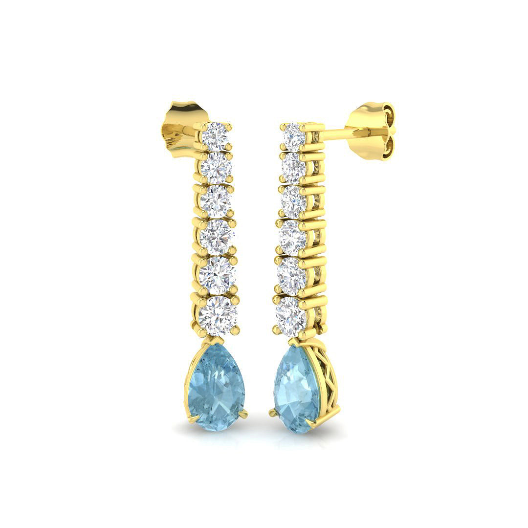 SE5956A — Earrings - 9k Yellow Gold