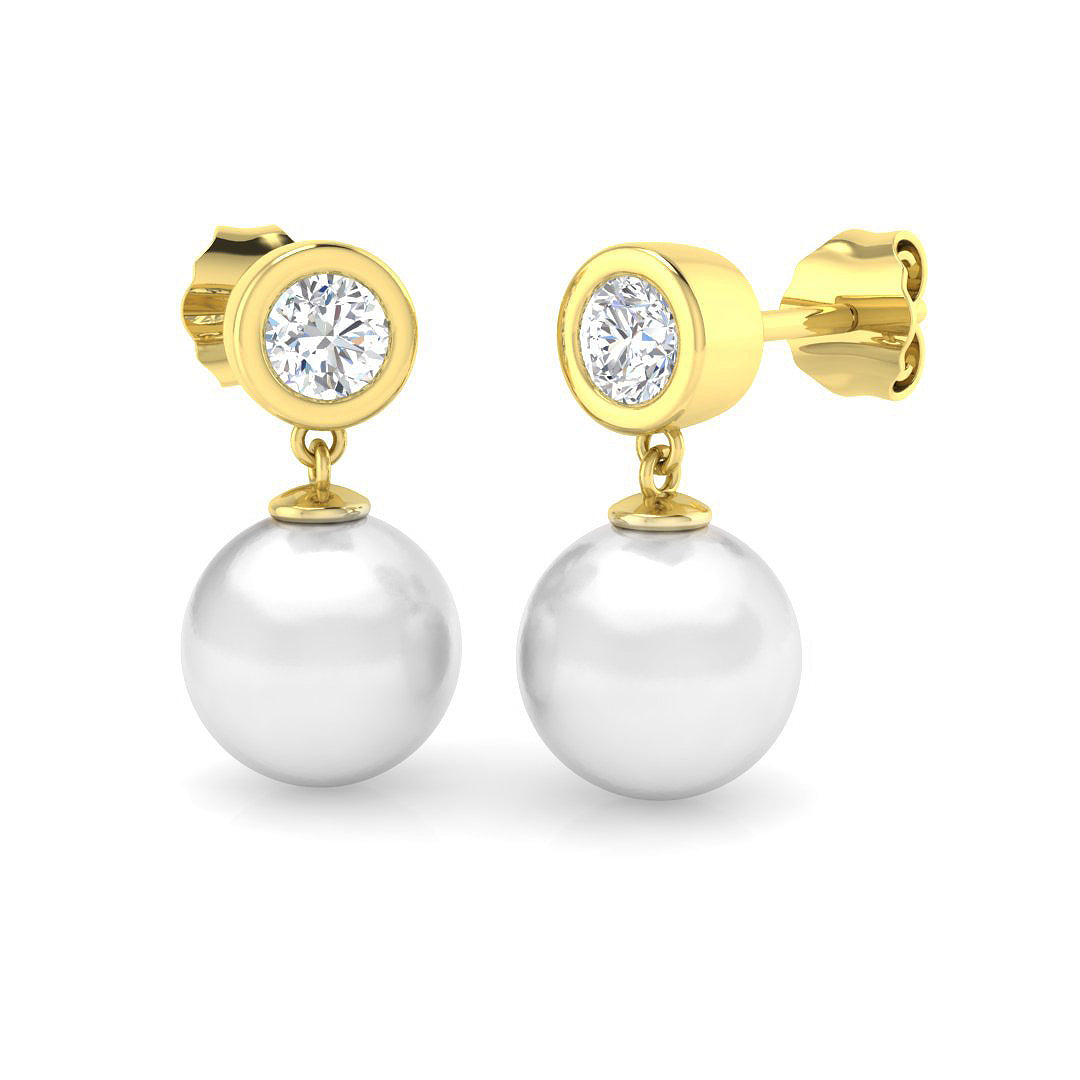 SE5970 — Earrings - 9k Yellow Gold