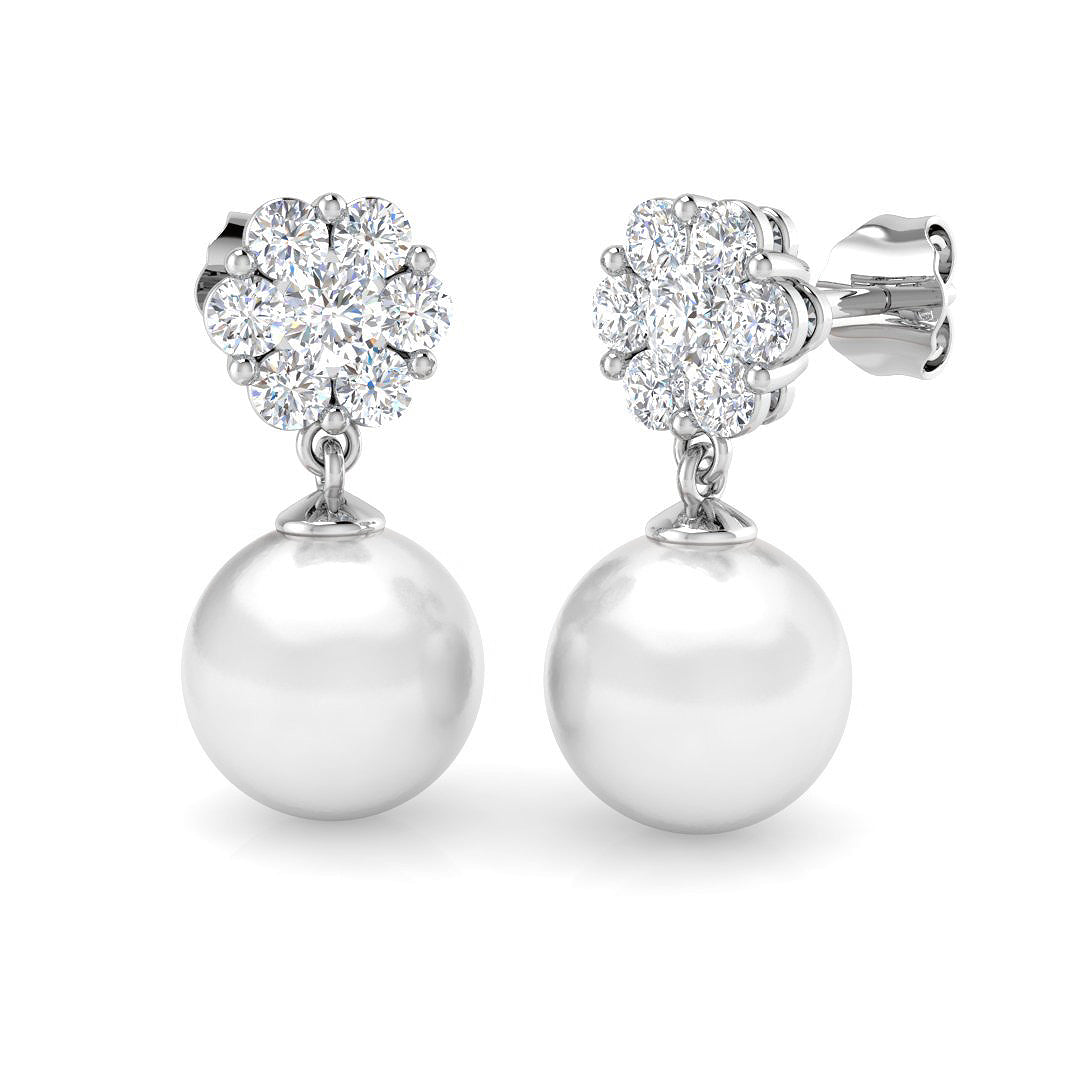 SE5979 — Earrings - 9k White Gold
