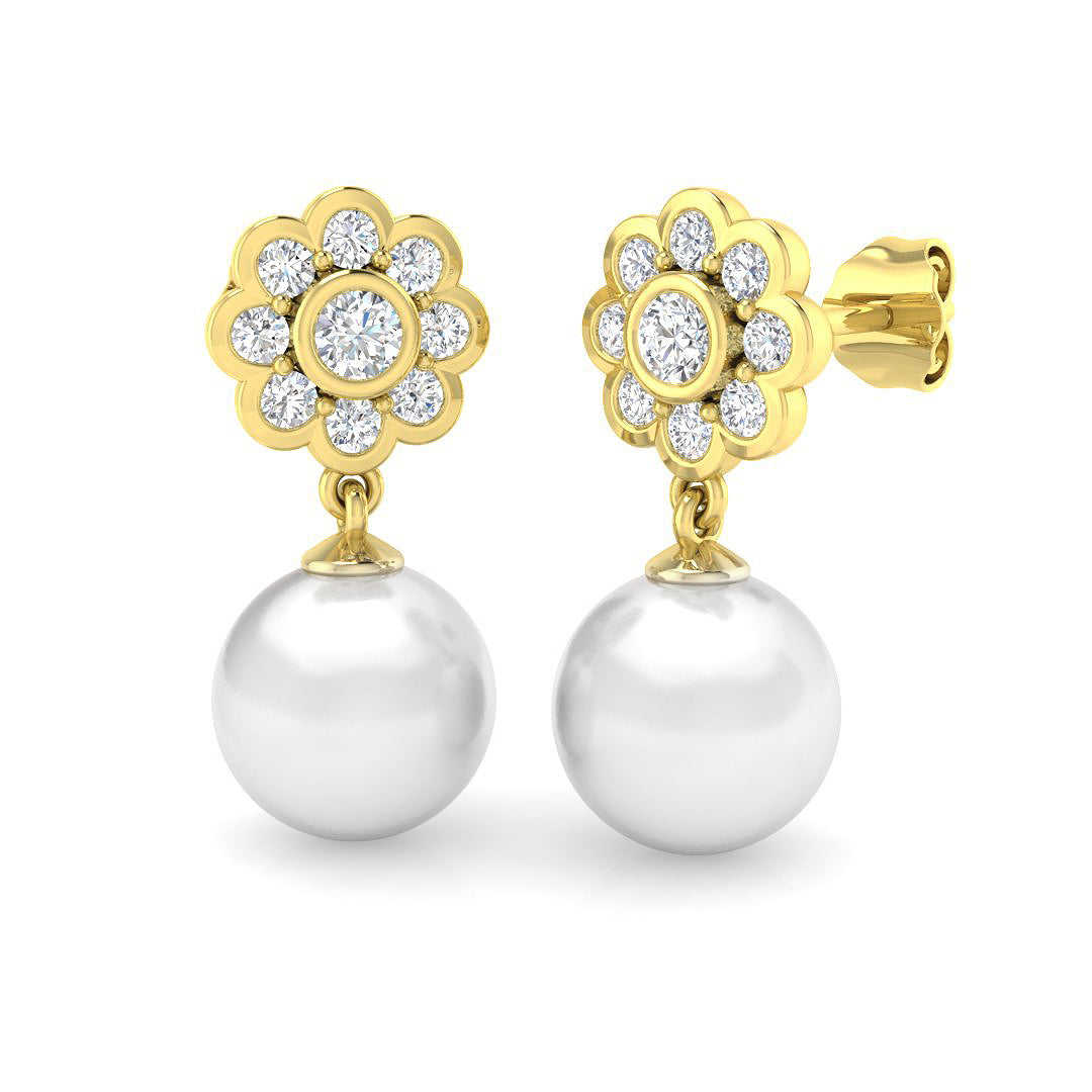 SE5980 — Earrings - 9k Yellow Gold
