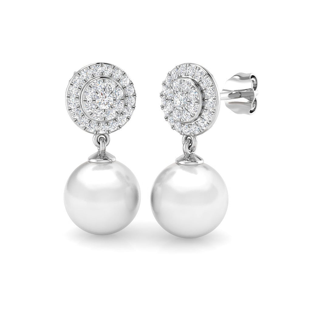 SE5981 — Earrings - 9k White Gold