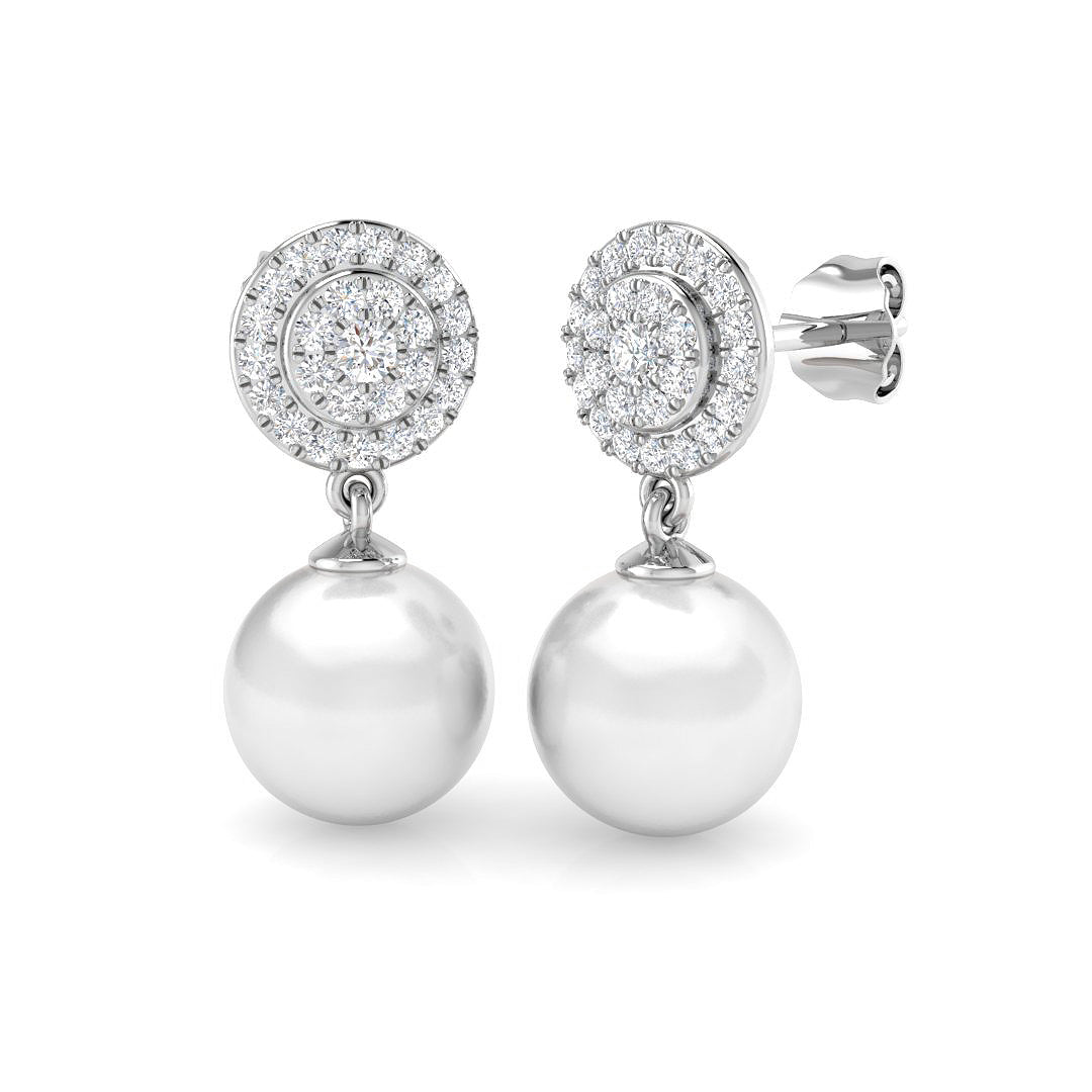 SE5981 — Earrings - 9k White Gold