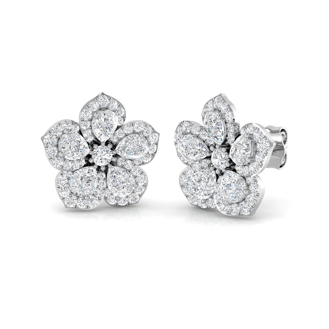 SE5982 — Earrings - 9k White Gold