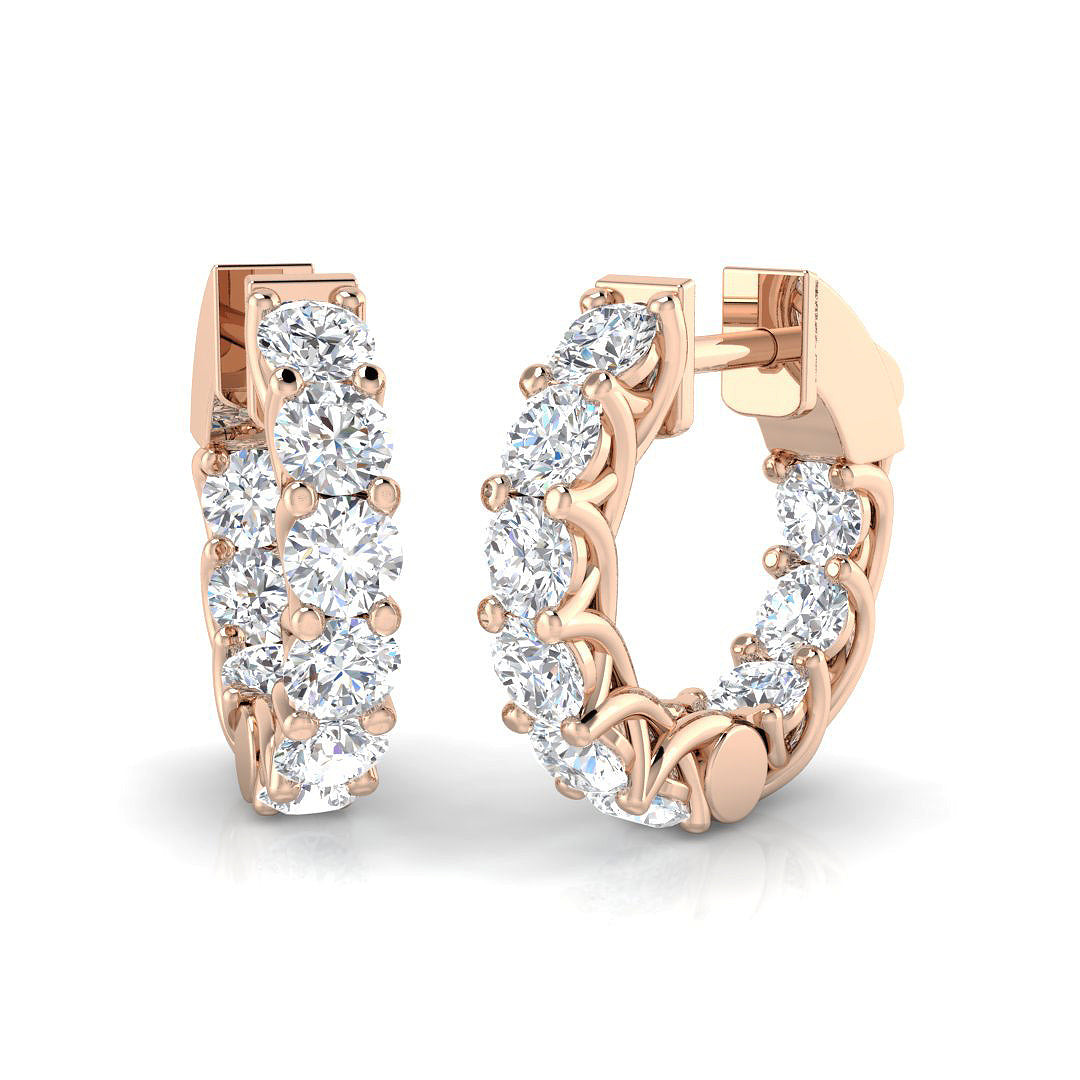 SE6019 — Earrings - 9k Rose Gold