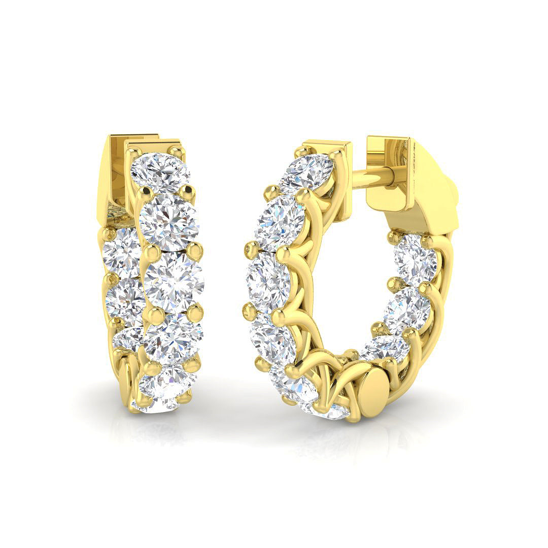 SE6019 — Earrings - 9k Yellow Gold