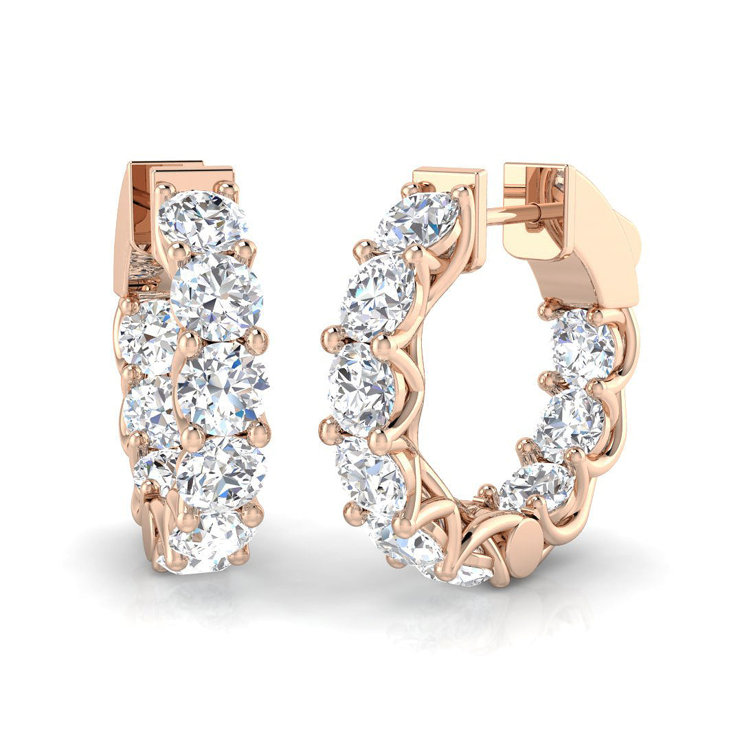 SE6020 — Earrings - 9k Rose Gold