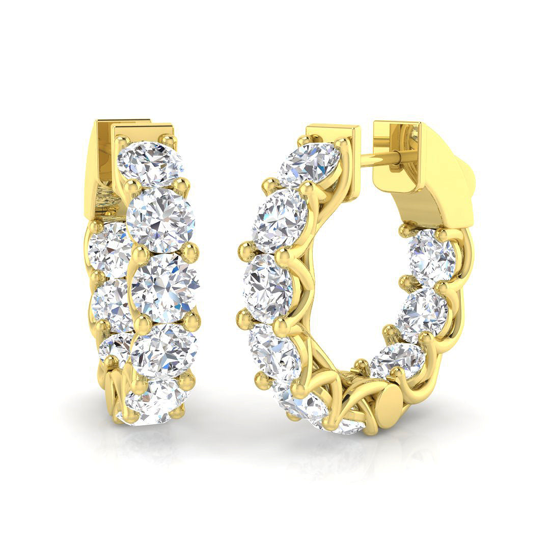 SE6020 — Earrings - 9k Yellow Gold