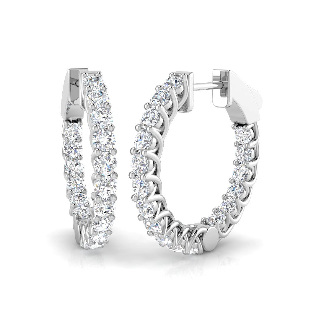 SE6021 — Earrings - 9k White Gold