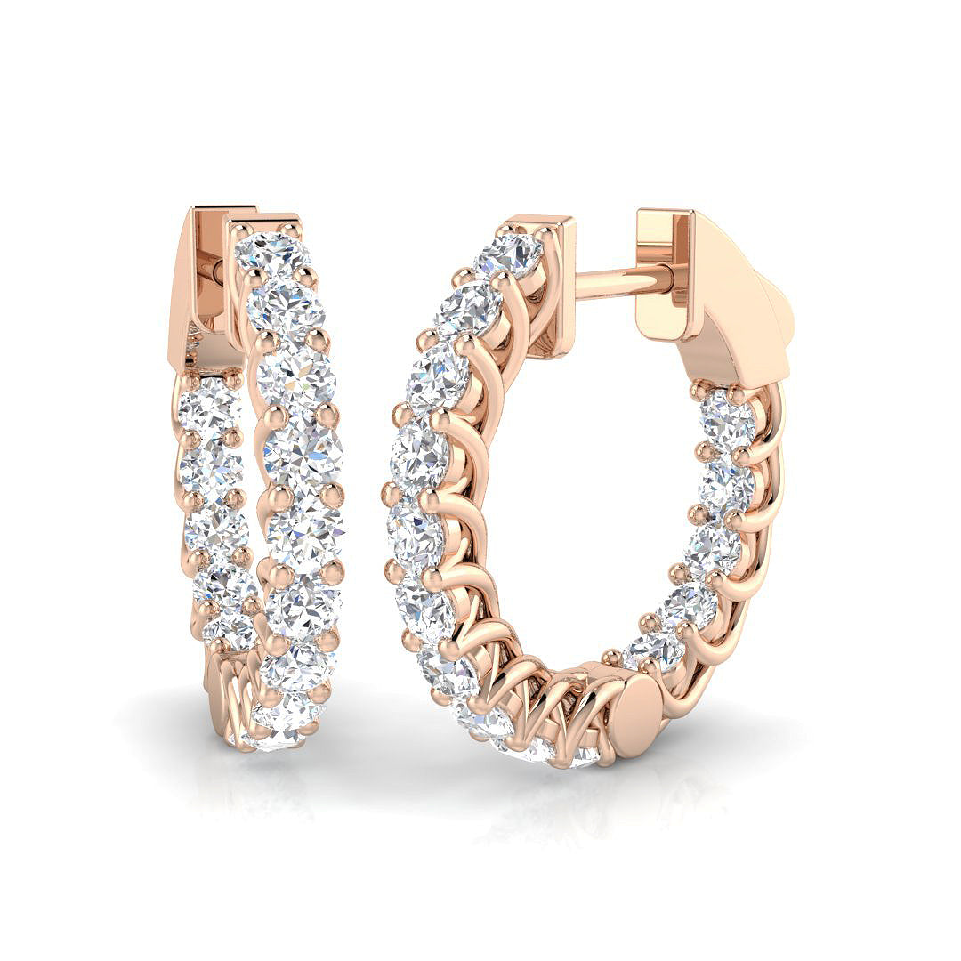 SE6022 — Earrings - 9k Rose Gold