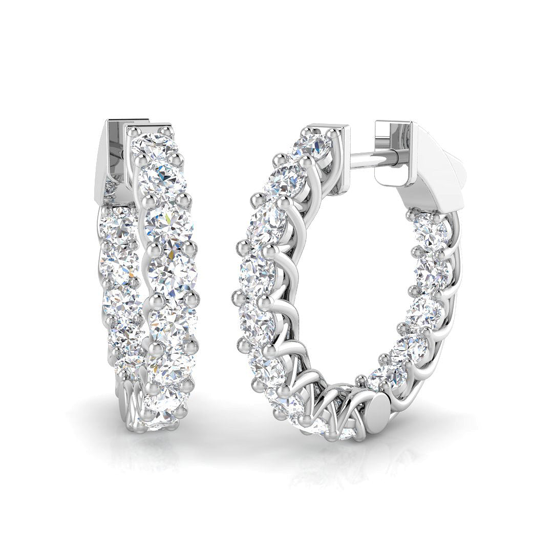 SE6024 — Earrings - 9k White Gold