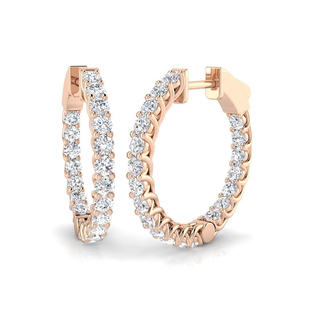 SE6025 — Earrings - 9k Rose Gold