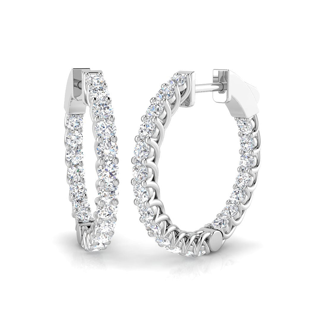 SE6025 — Earrings - 9k White Gold